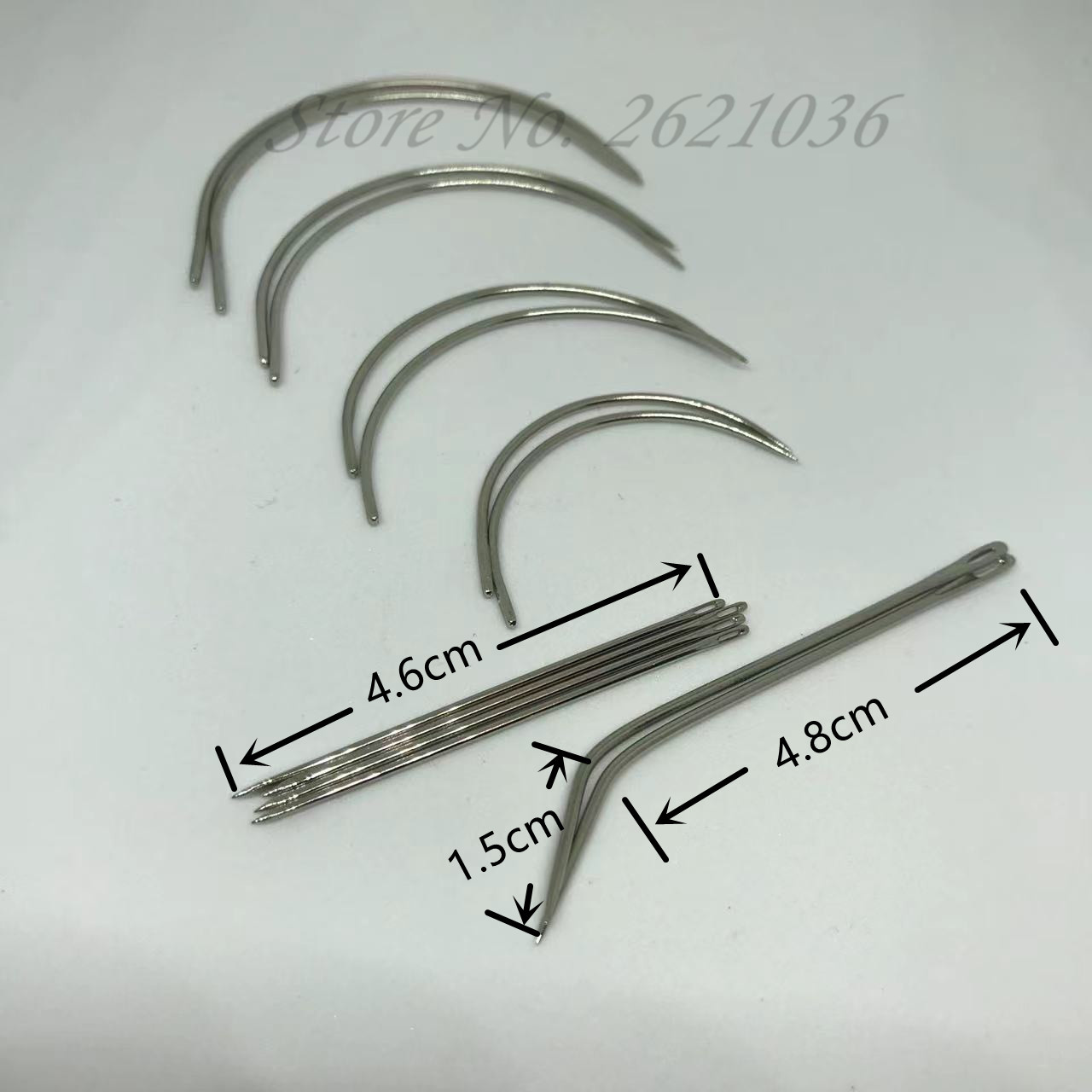 Leatherwork Accessories - Leather Sewing Needles Set - Curved