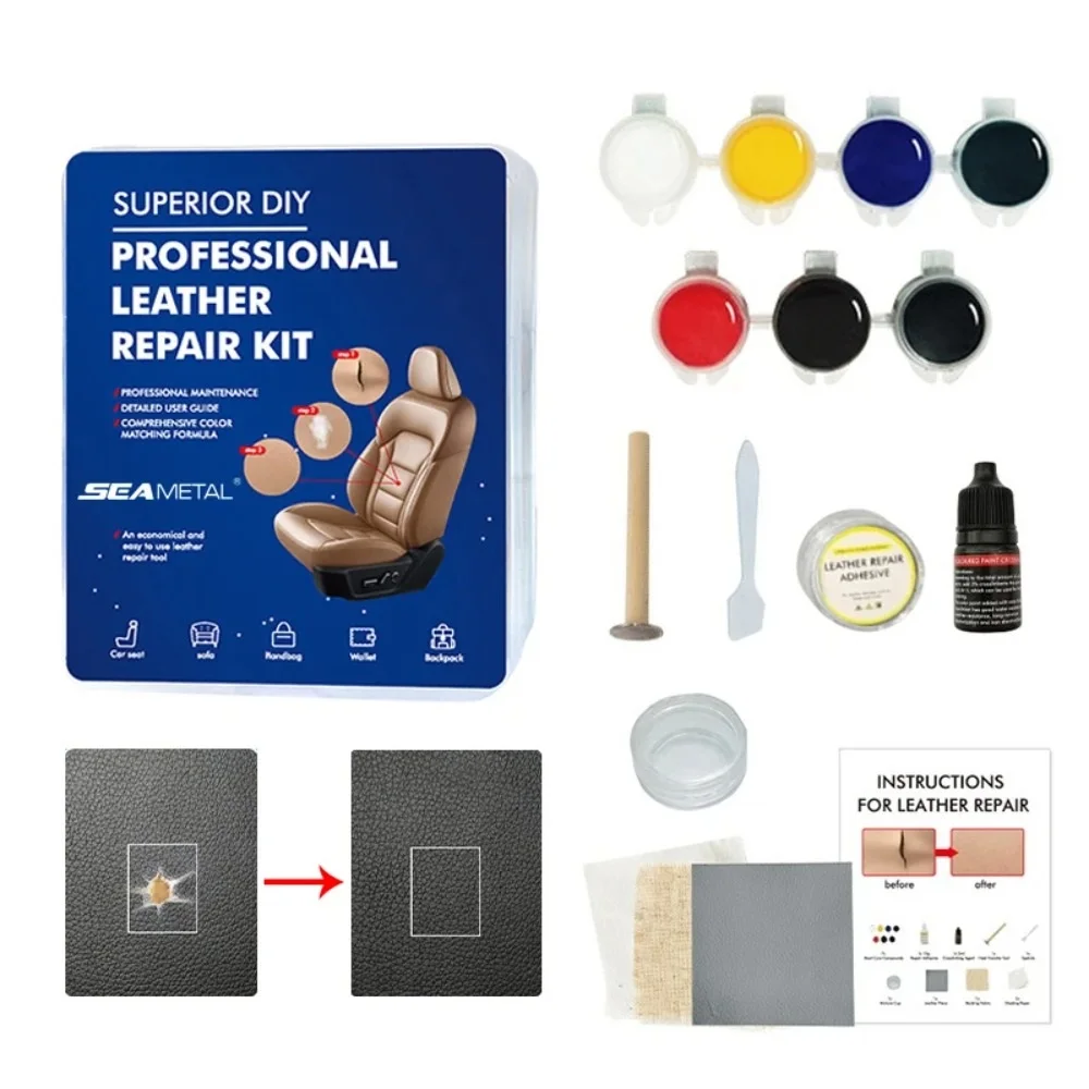 Leatherwork Tools - Car Leather Repair Tool Kit 7