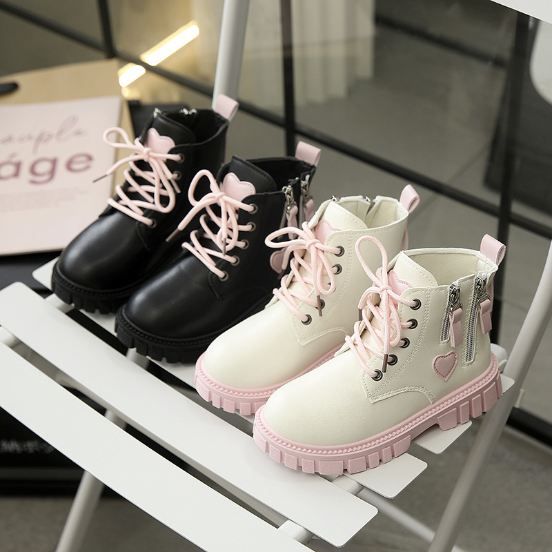 Leather Work For Kids - Autumn Winter Children Vintage Soft-soled Princess
