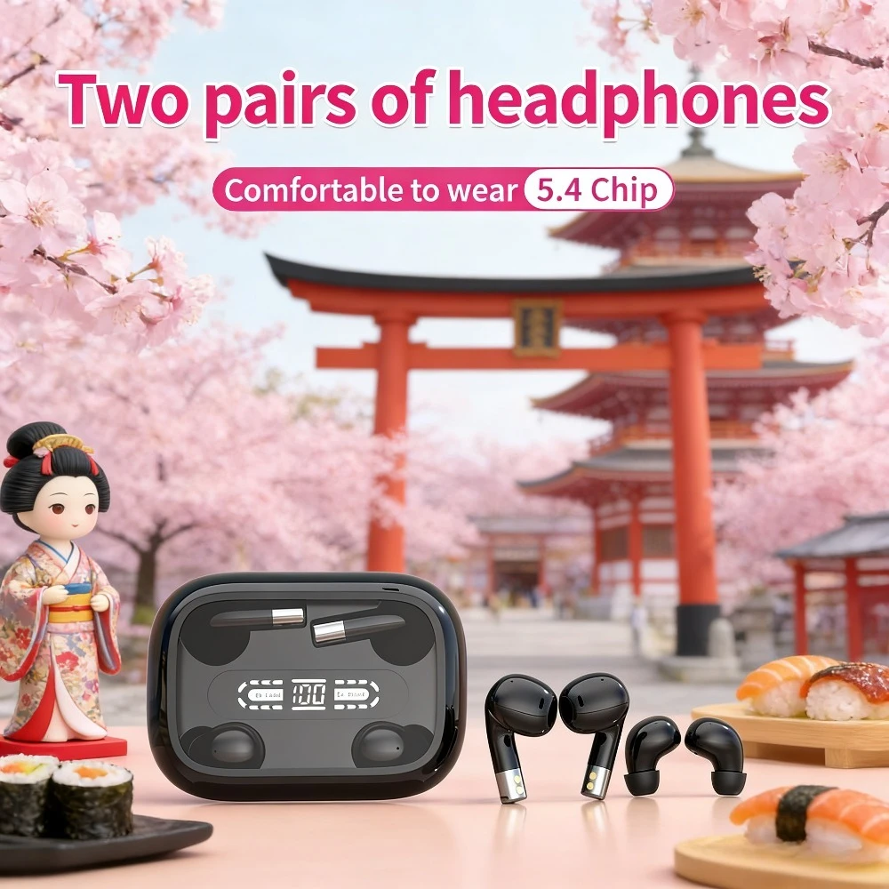 Leveling Leatherworking - Wireless Earbuds Noise Cancellation HD HIFI