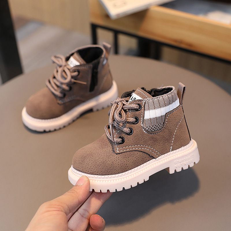 Autumn Winter Kids Retro Work- - Leather Work For Kids 评论和价格