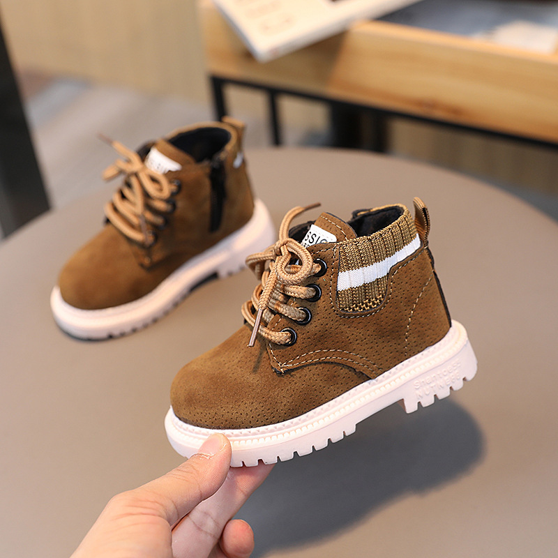 Autumn Winter Kids Retro Work- - Leather Work For Kids 评论和价格