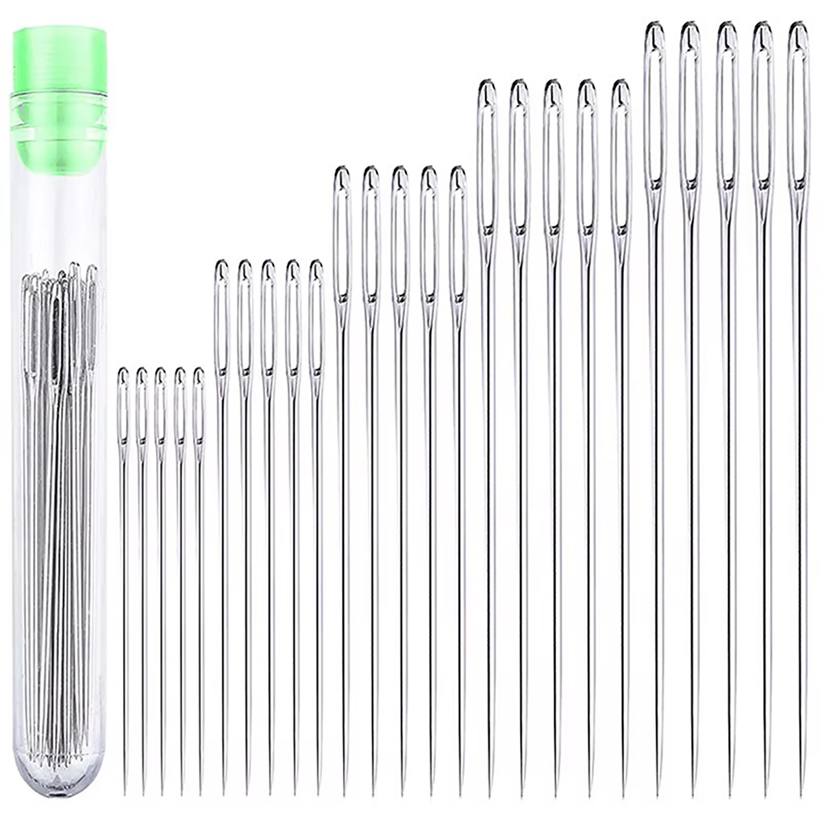 25 Pcs Large Eye Stitching Nee - Leatherwork Tool Kit 评论和价格