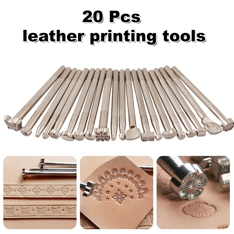 20Pcs Leather Stamping Tools L - Leather Stamp Set 评论和价格