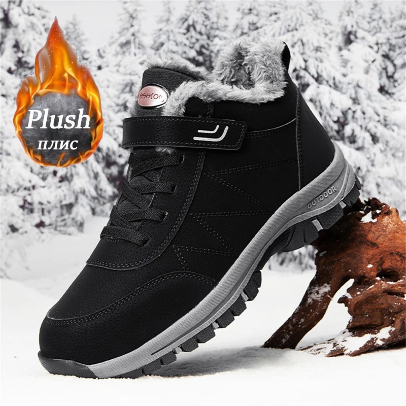 Men's Shoes New Winter Snow Bo - Leather Work For Kids 评论和价格