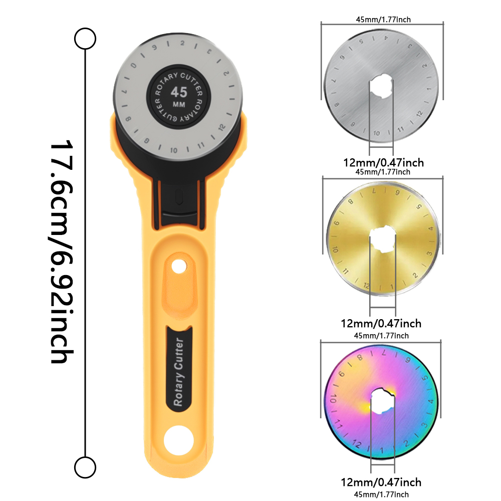45mm Rotary Fabric Cutter Leat - Leatherwork Tools 评论和价格