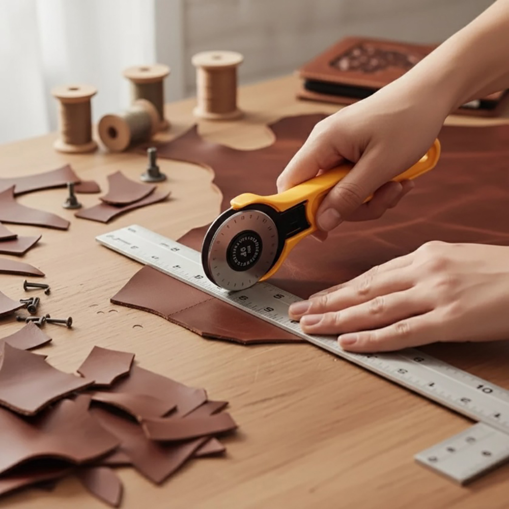 45mm Rotary Fabric Cutter Leat - Leatherwork Tools 评论和价格