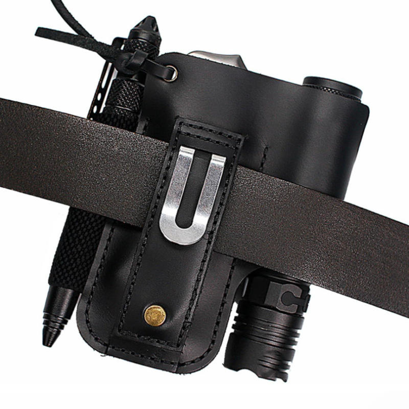 EDC Leather Flashlight Tool Ho - Leatherwork Tools 评论和价格