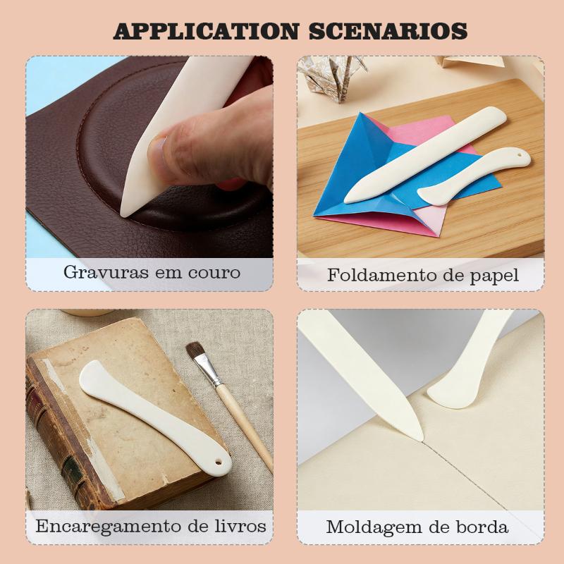 Leather Craft Bone Folder 2Pcs - Leatherwork Tools 评论和价格