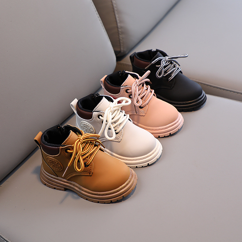 Autumn Winter Children Non-sli - Leather Work For Kids 评论和价格