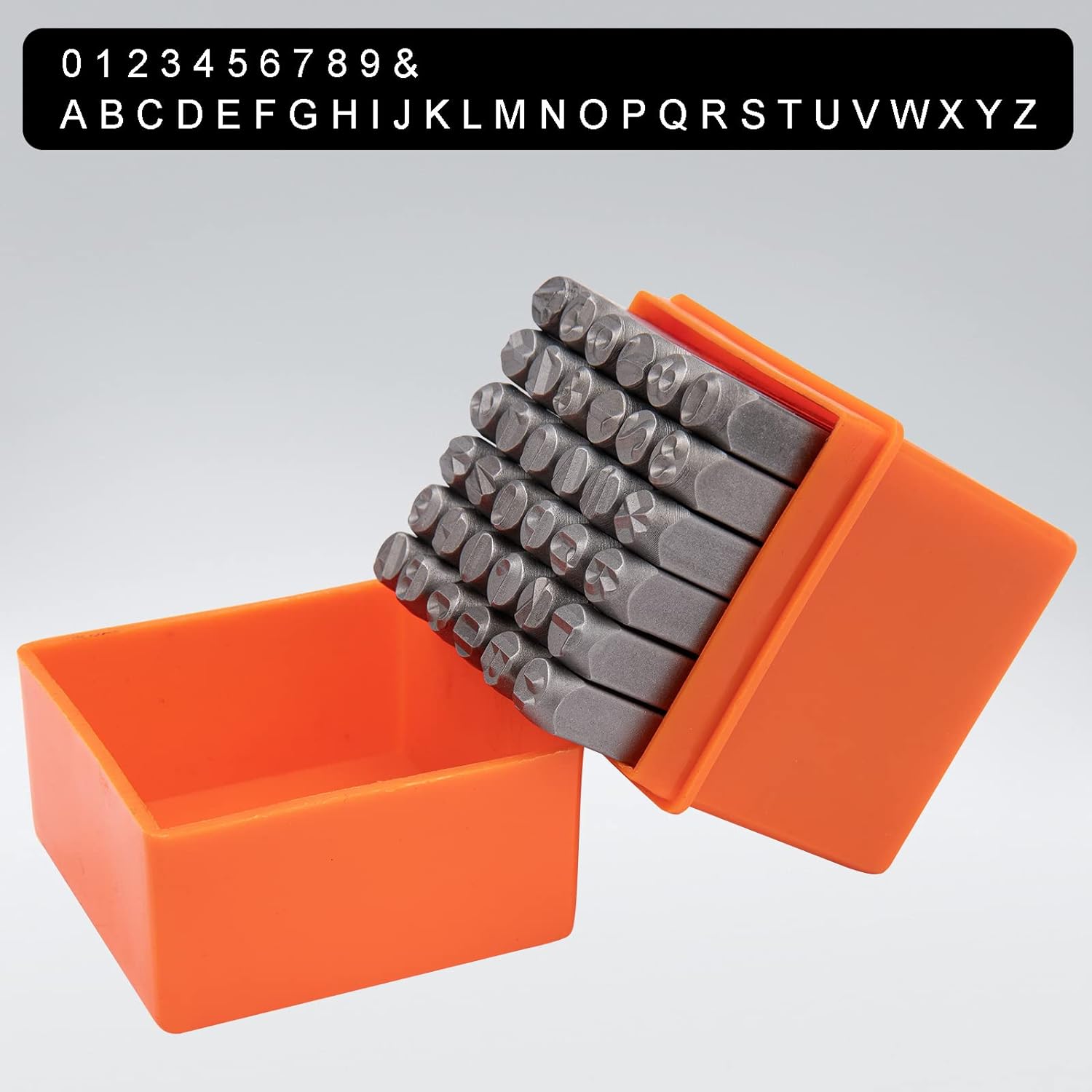 2-8mm 36pcs Alphabet Number Pr - Leather Stamp Set 评论和价格