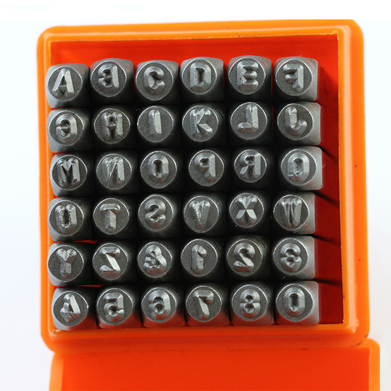 36 Pcs Punch Stainless Steel L - Leather Stamp Set 评论和价格