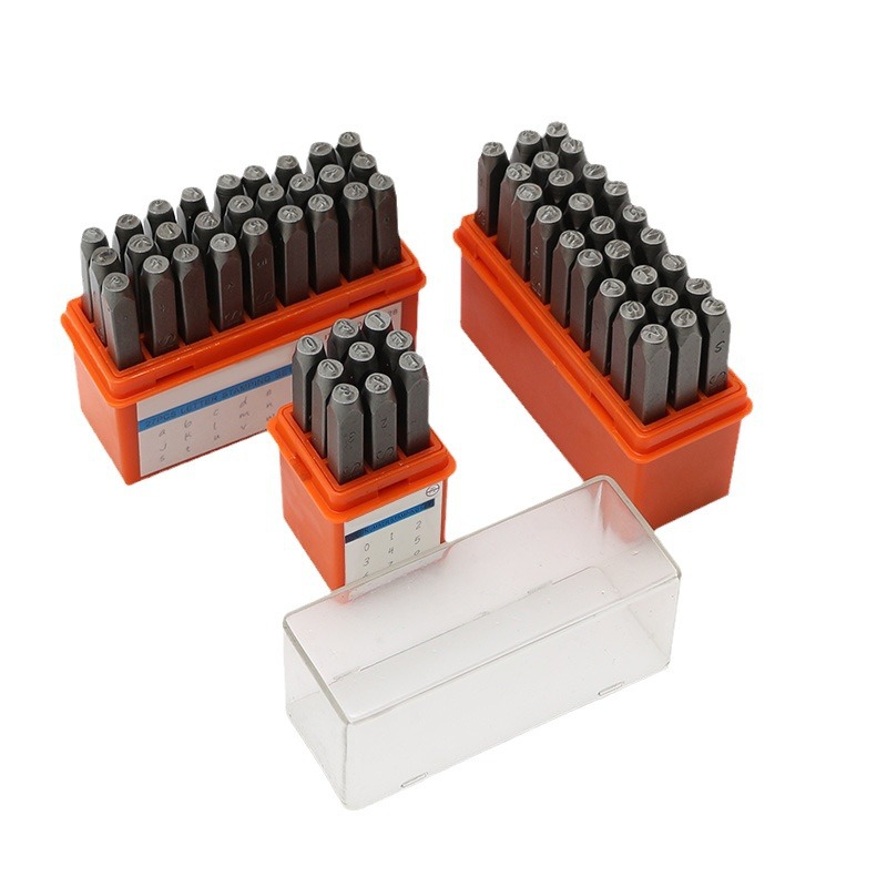 63Pcs 3mm Uppercase&Lowercase  - Leather Stamp Set 评论和价格
