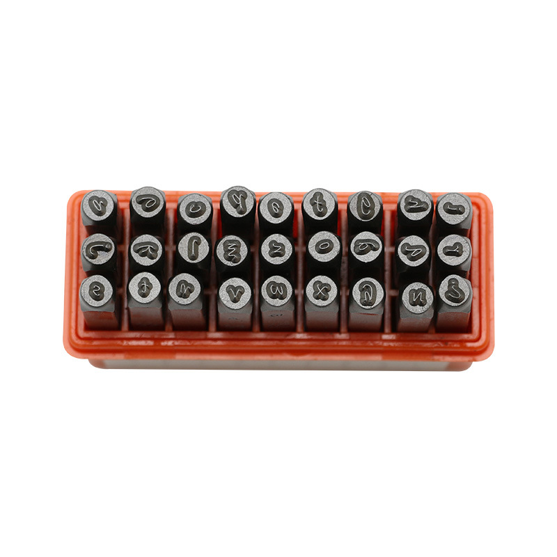 63Pcs 3mm Uppercase&Lowercase  - Leather Stamp Set 评论和价格