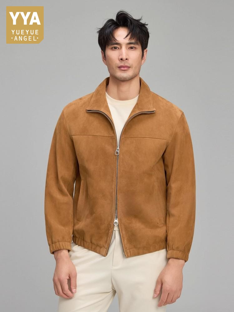 Luxury Mens Soft Natural Suede - Leather Work For Kids 评论和价格