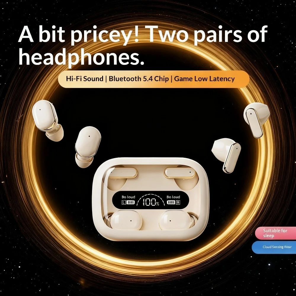 Wireless Earbuds Noise Cancell - Leveling Leatherworking 评论和价格