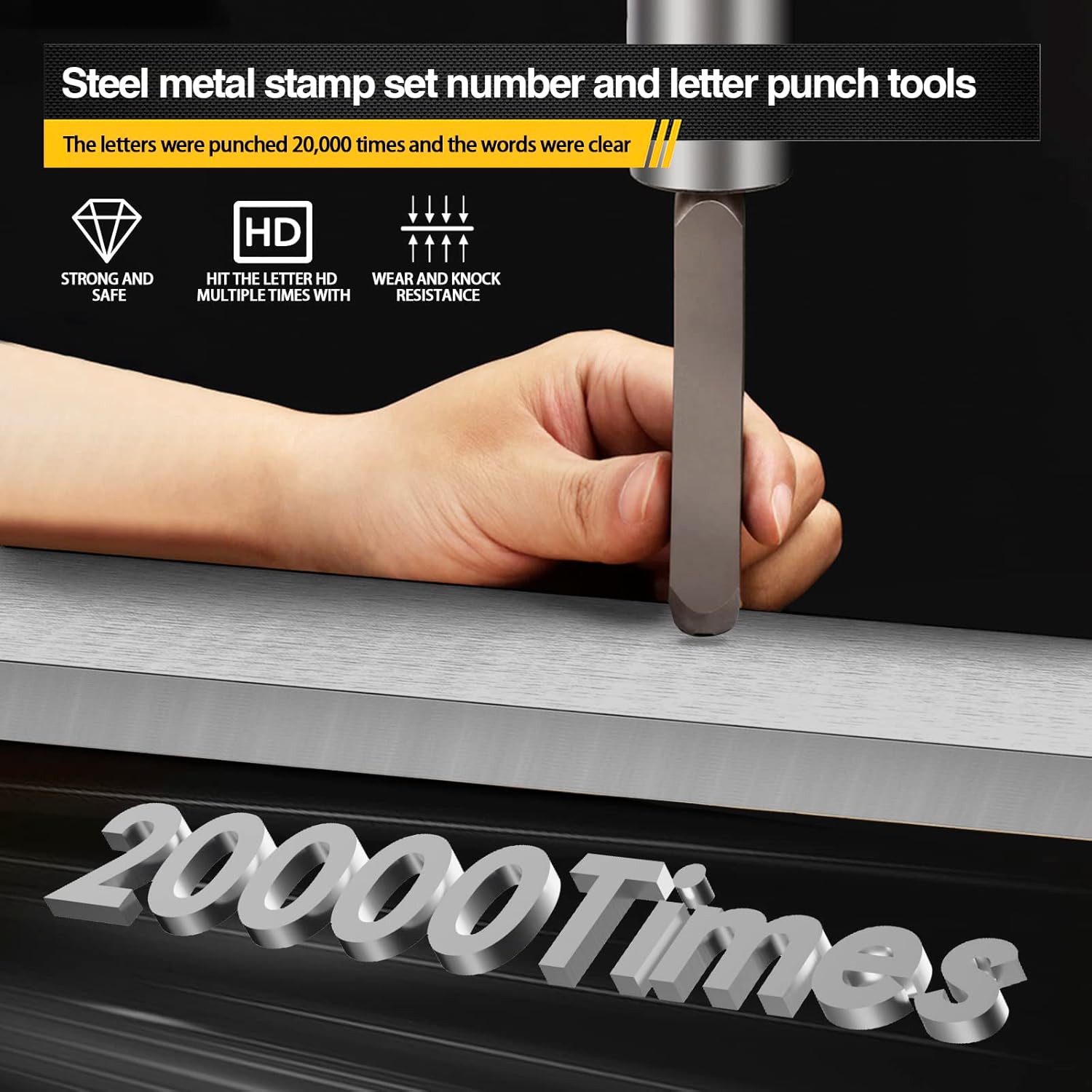 36pcs Metal Letter Punch Set 3 - Leather Stamp Set 评论和价格