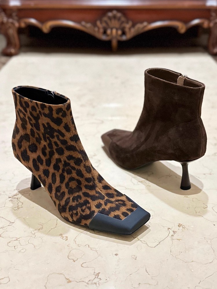Fashion Women Square Toe Thin  - Leather Work For Kids 评论和价格