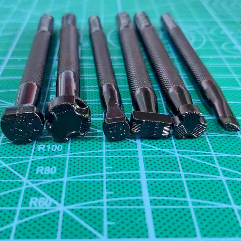 6Pcs Leather Printing Tool All - Leather Stamp Set 评论和价格