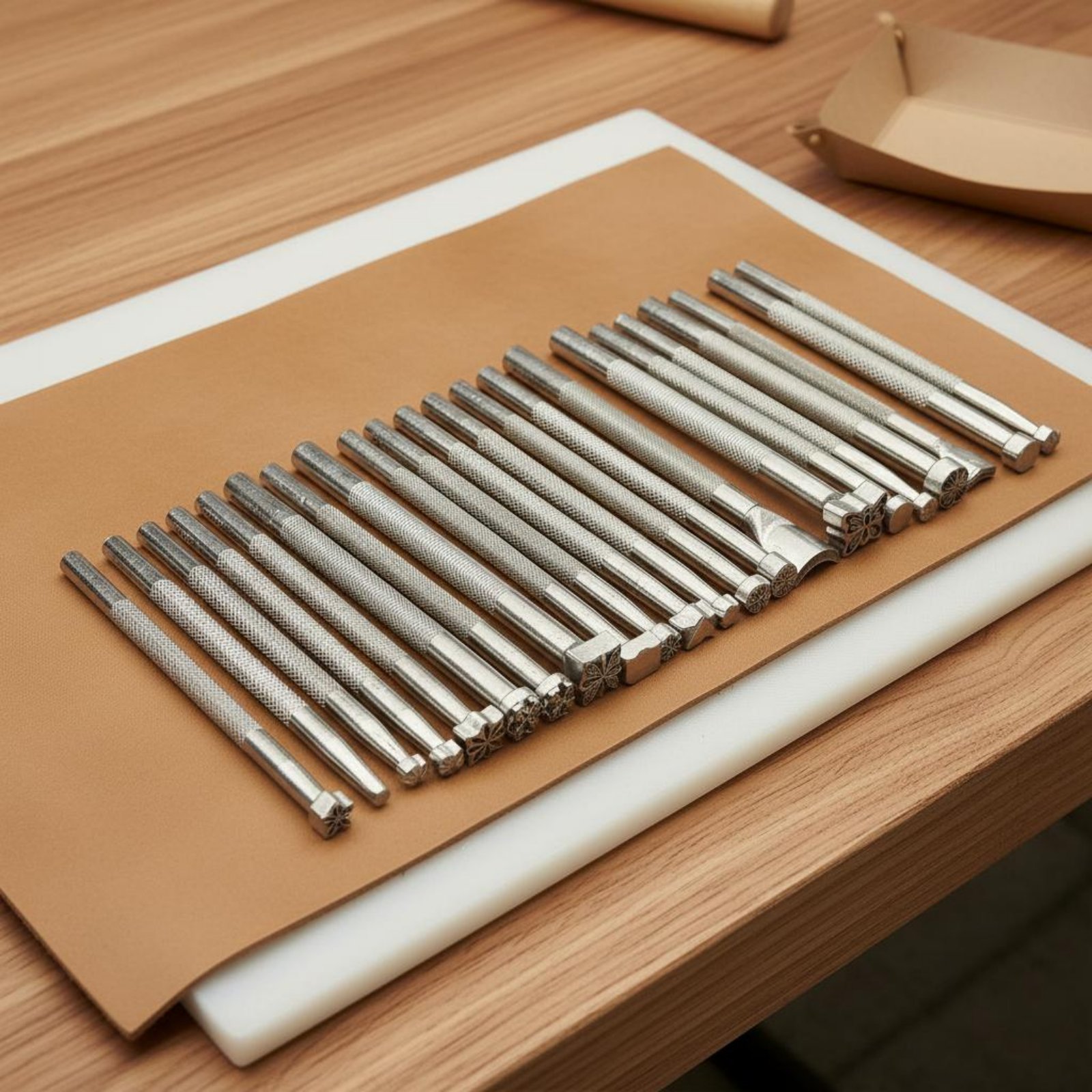 20 Pieces Leather Stamping Too - Leather Stamp Set 评论和价格