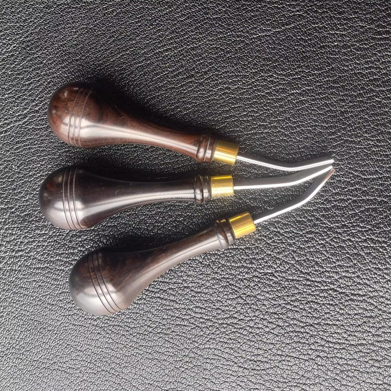 Wooden Handles High-carbon Ste - Leatherwork Accessories 评论和价格