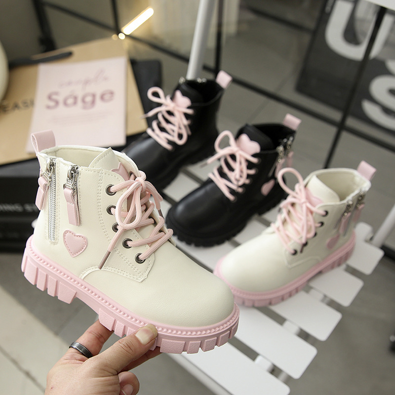 Autumn Winter Children Vintage - Leather Work For Kids 评论和价格