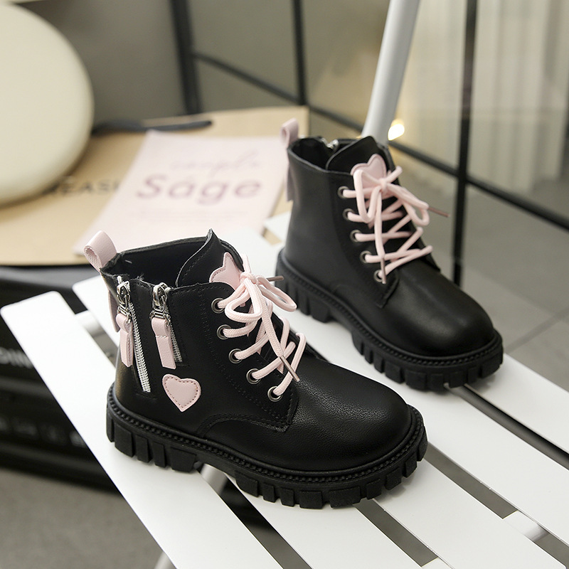Autumn Winter Children Vintage - Leather Work For Kids 评论和价格