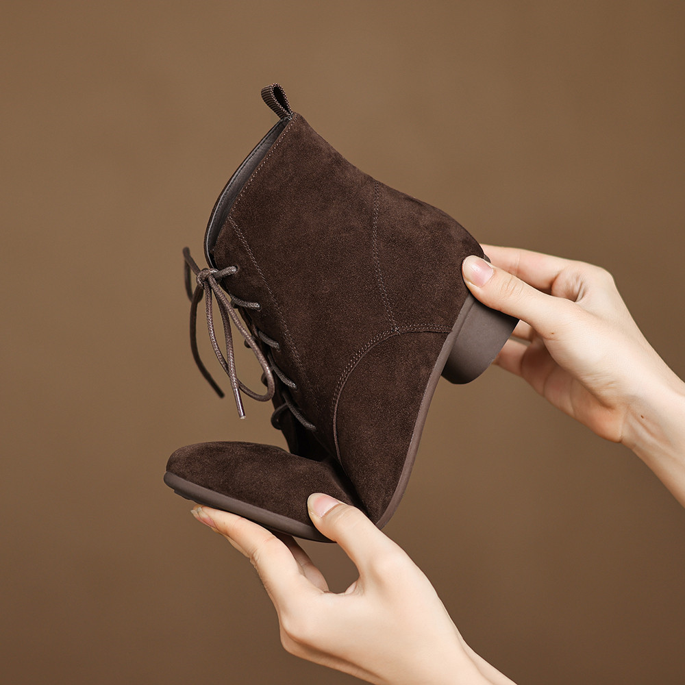 Aucegi Women Kid Suede Simple  - Leather Work For Kids 评论和价格