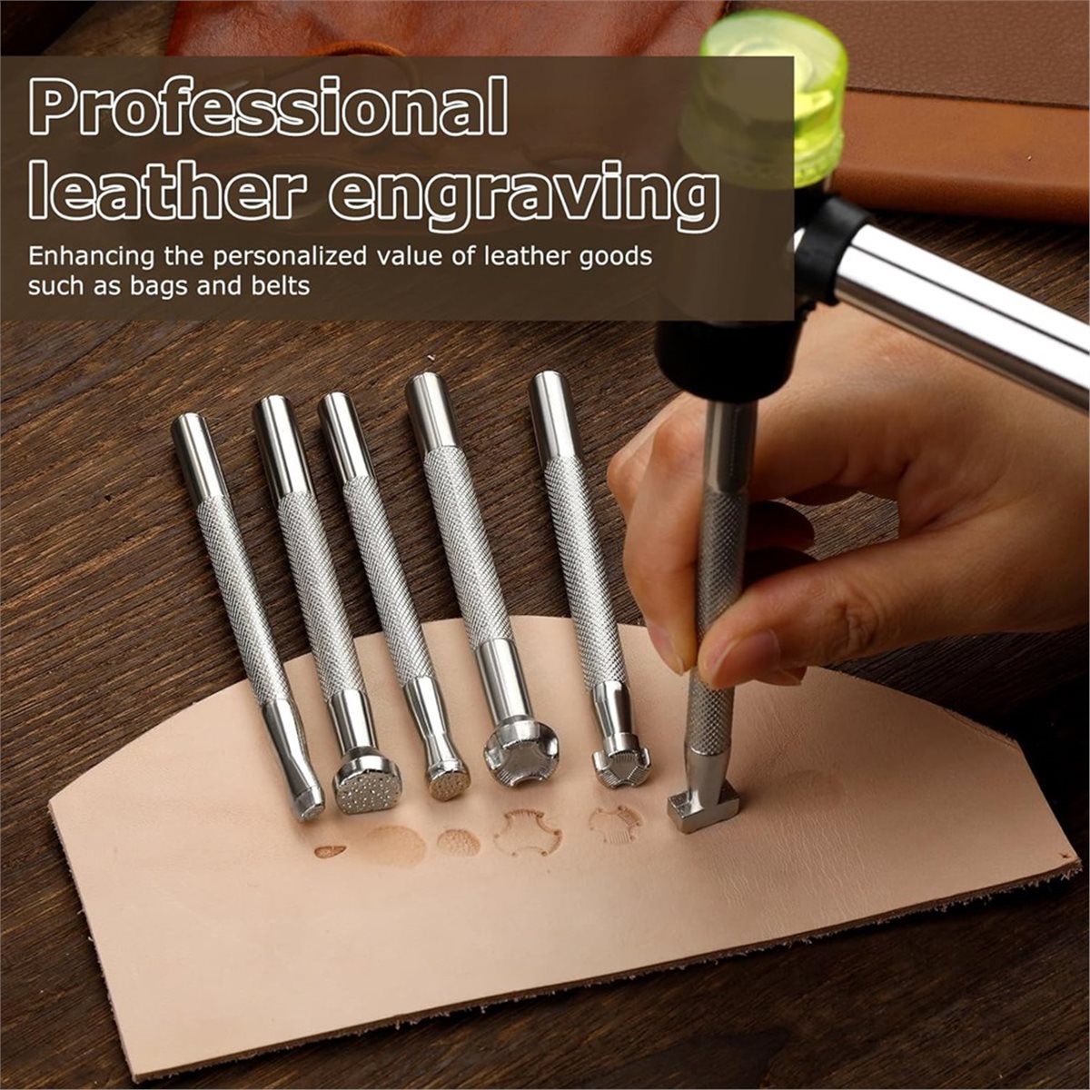 828 Mega Sale 6pcs Leather Sta - Leather Stamp Set 评论和价格